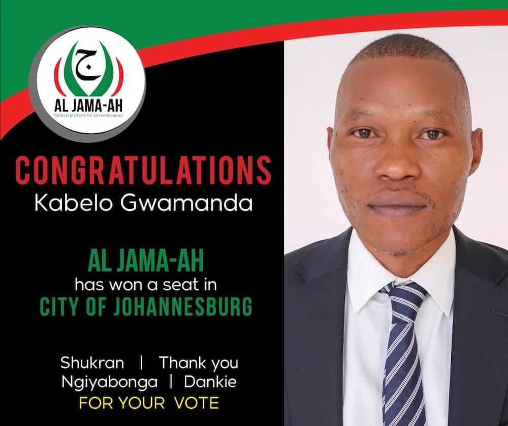 Congratulations Kabelo Gwamanda