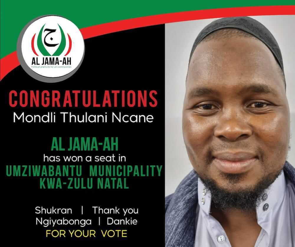 Congratulations Mondli