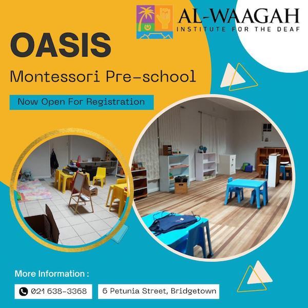 Cllr Shameemah at the opening of the Montessori creche for the deaf Institute Al Wagaah