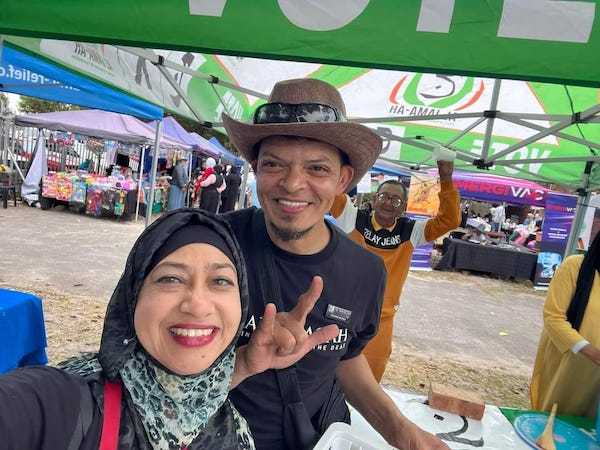 PR Councillor Shameemah Salie supporting the Deaf Institute in Bridgetown