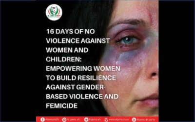 16 DAYS OF NO VIOLENCE AGAINST WOMEN AND CHILDREN