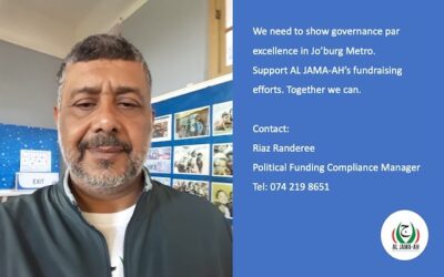Muslims asked to pitch in financially to show governance par excellence in Jo’burg Metro