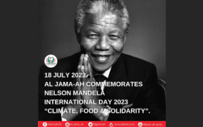 Al Jama-ah Commemorates Nelson Mandela International Day