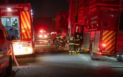 Johannesburg Albert Building blaze