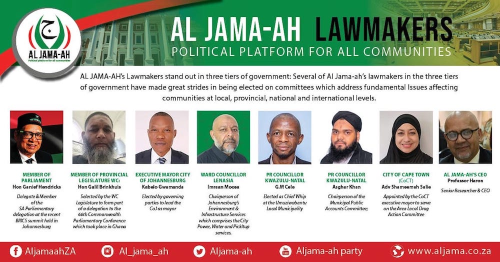 AL JAMA-AH’s Lawmakers stand out in 3 tiers of government: