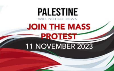 JOIN THE MASS PROTEST FOR PALESTINE