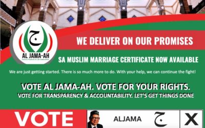Al Jama-ah makes history!
