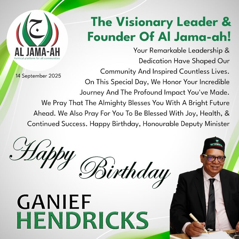 Happy Birthday Ganief Hendricks