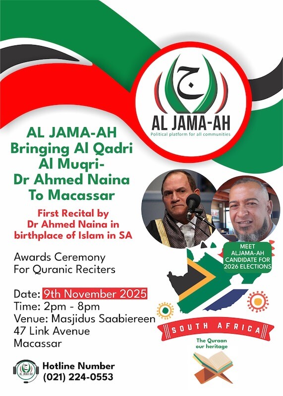 Al Jama-ah bringing Dr Ahmed Naina to Macassar 26