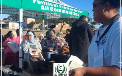 Al Jama-ah Takes Service Delivery Directly to the Community in Lentegeur
