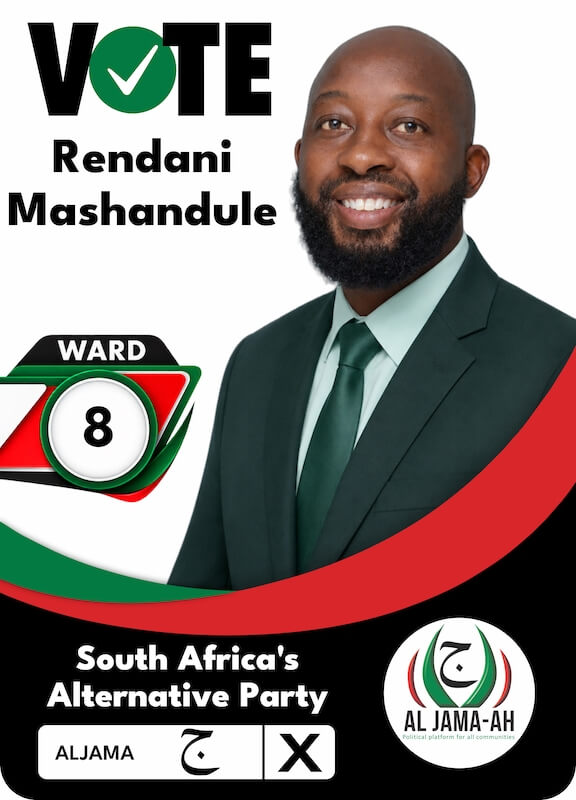 Al Jama- ah Ward 8 Vote Al Jama-ah candidates Gauteng 1