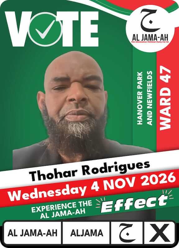 Vote 2026_Candidates_WC_taahir rodrigues Vote 2026_Candidates_WC_taahir rodrigues