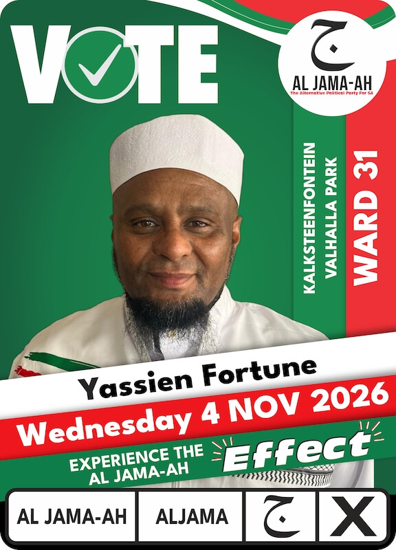 Vote 2026_Candidates_WC_yassien ward 31 Vote 2026_Candidates_WC_yassien ward 31